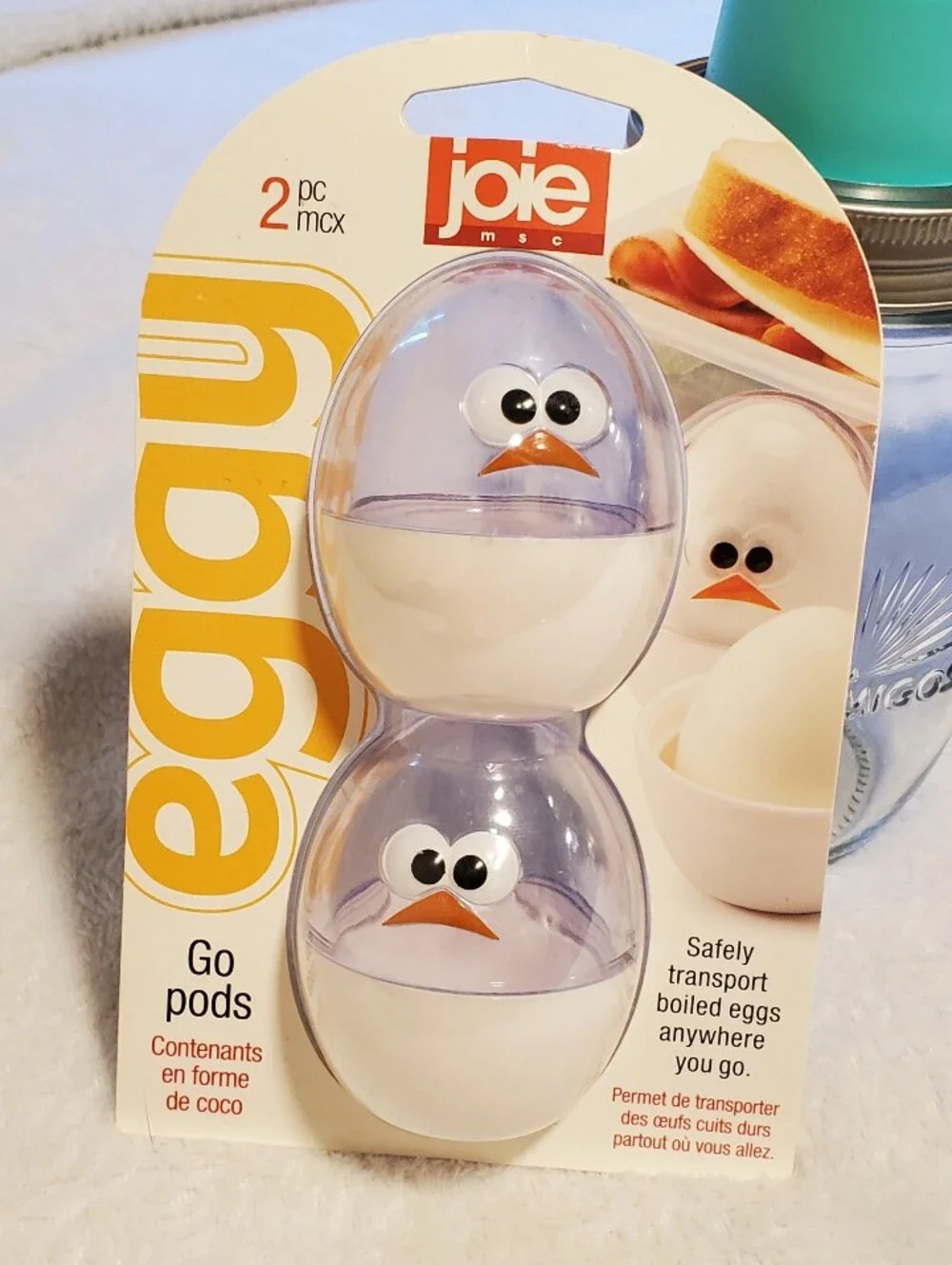 Kitchen Bundle- Egg Scrambler,Travel Mug,Go Pods-Eggs & Measuring Juicer Jar